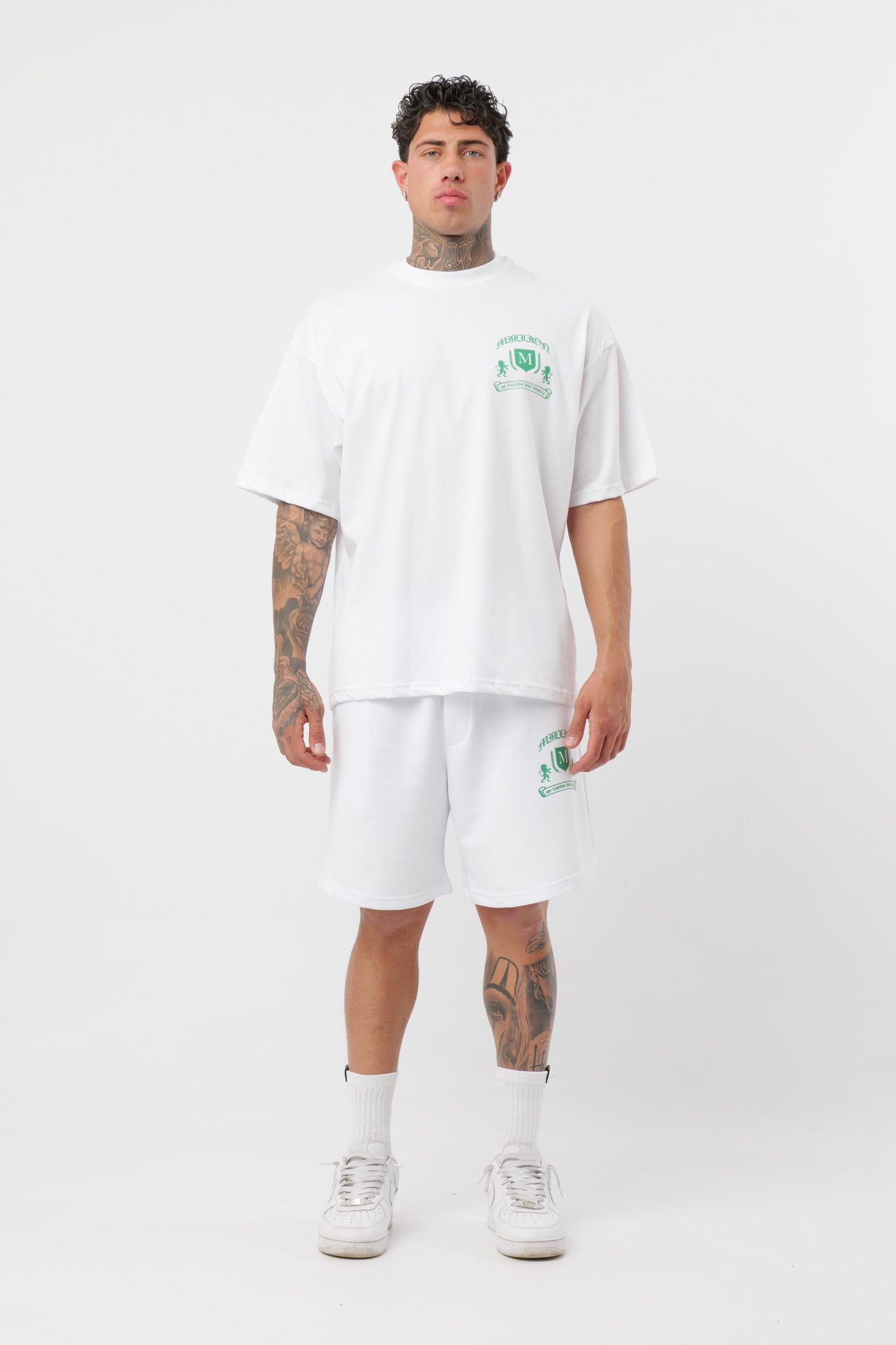 Short Monarch Bianco Verde