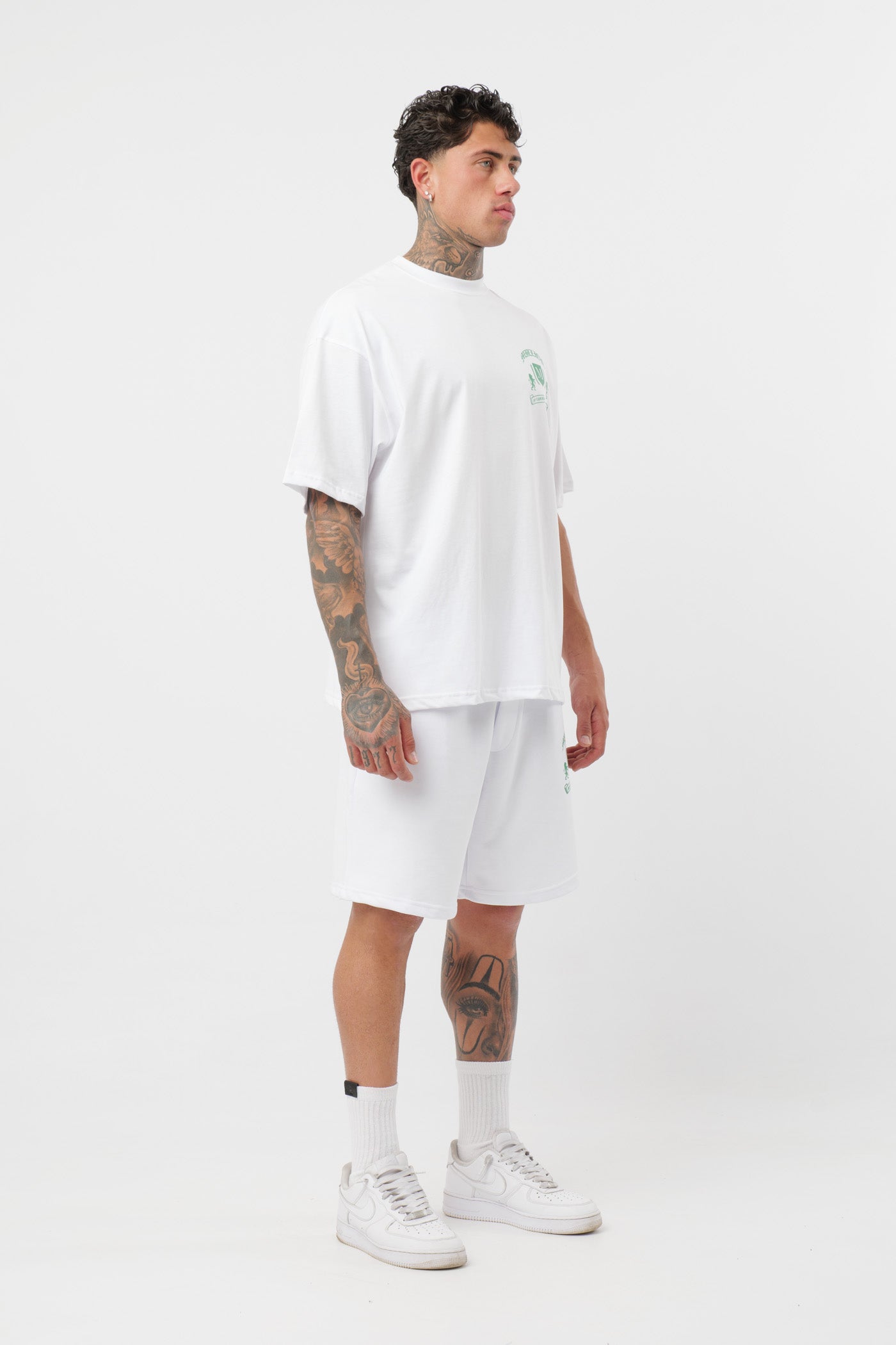 Short Monarch Bianco Verde
