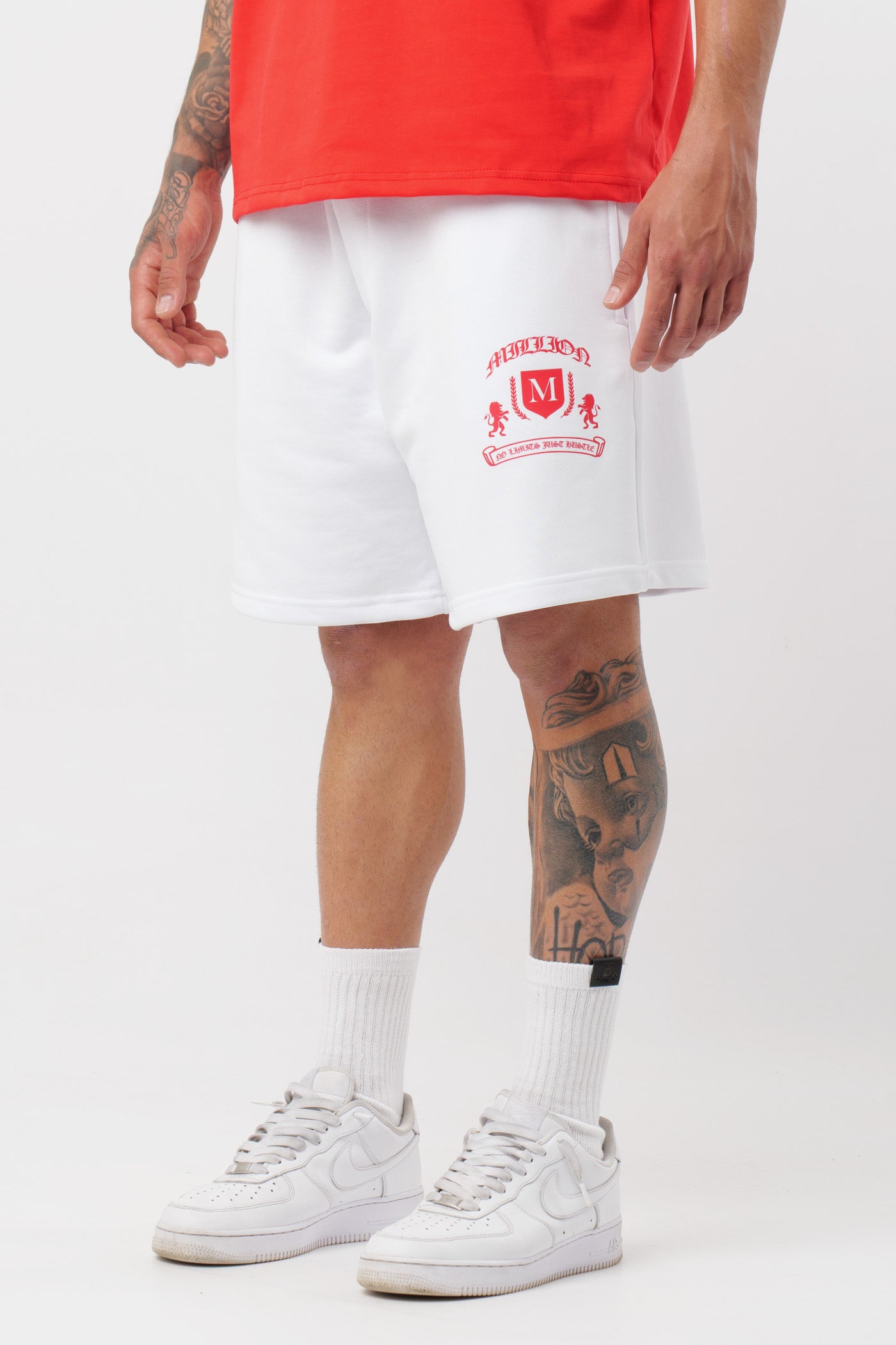 Short Monarch Bianco Red