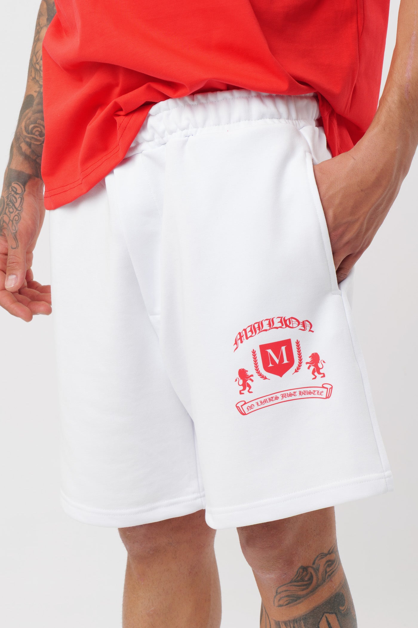 Short Monarch Bianco Red