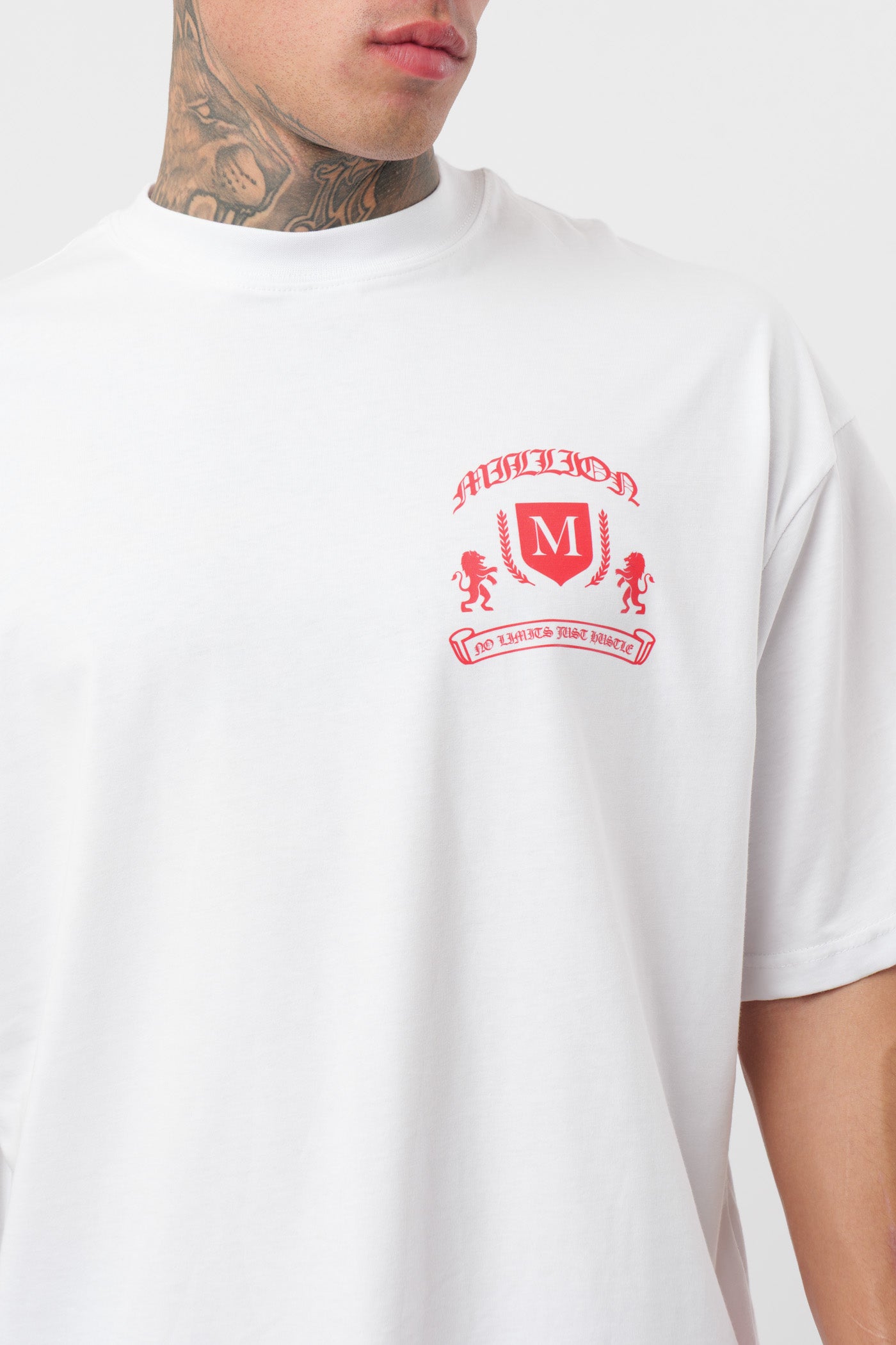 T-Shirt Monarch Bianca Red