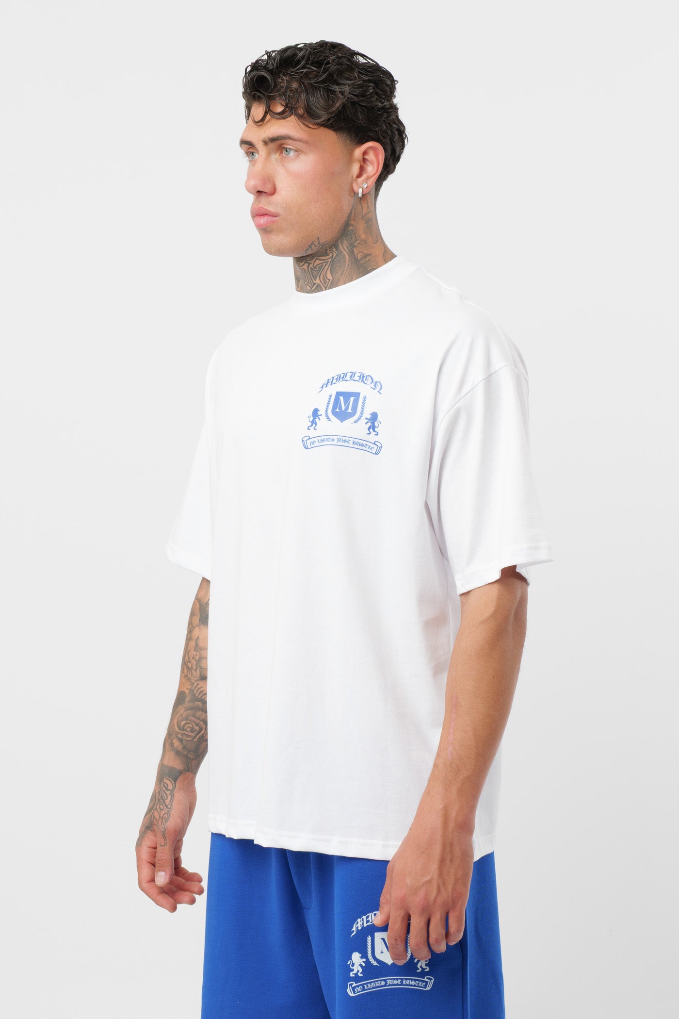 T-Shirt Monarch Bianca Royal