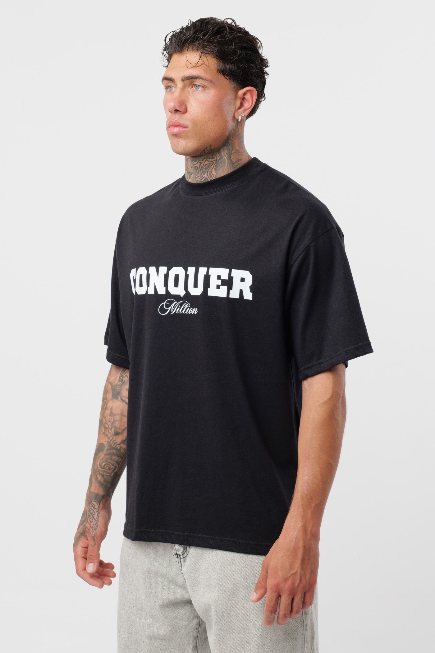 T-Shirt Conquer Nera