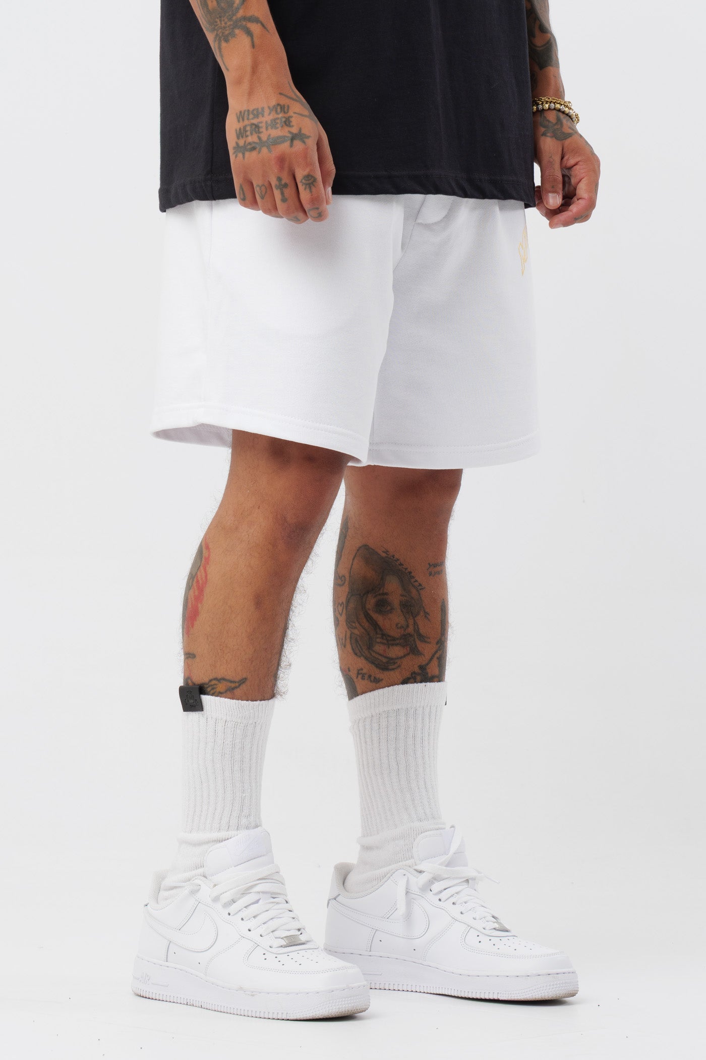 Short Gold Patron blanc