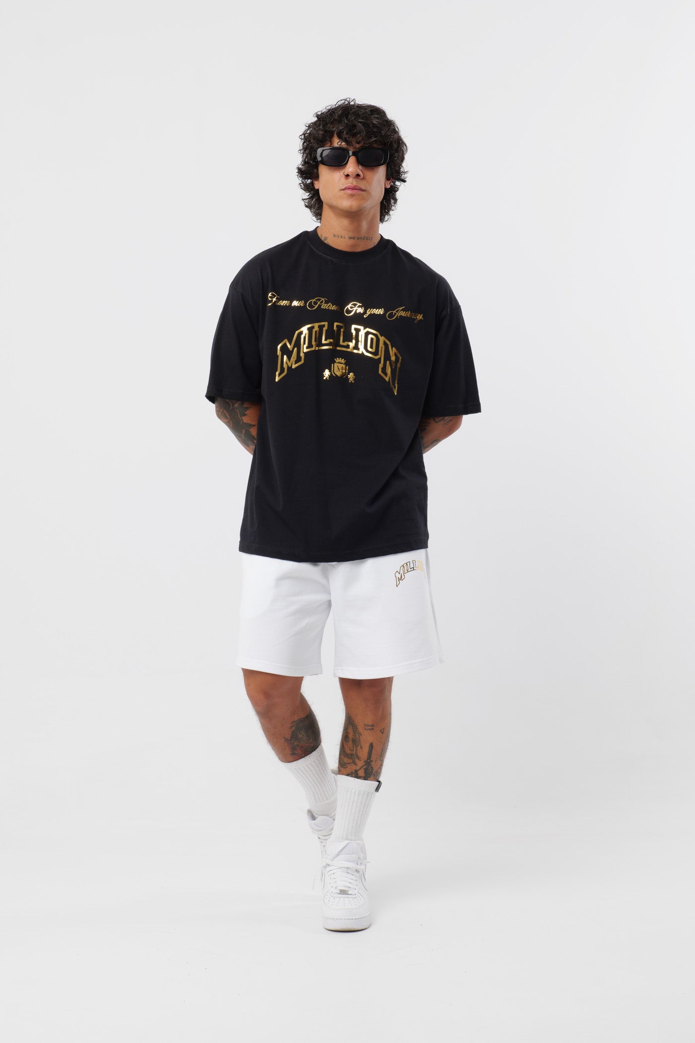 Short Gold Patron blanc