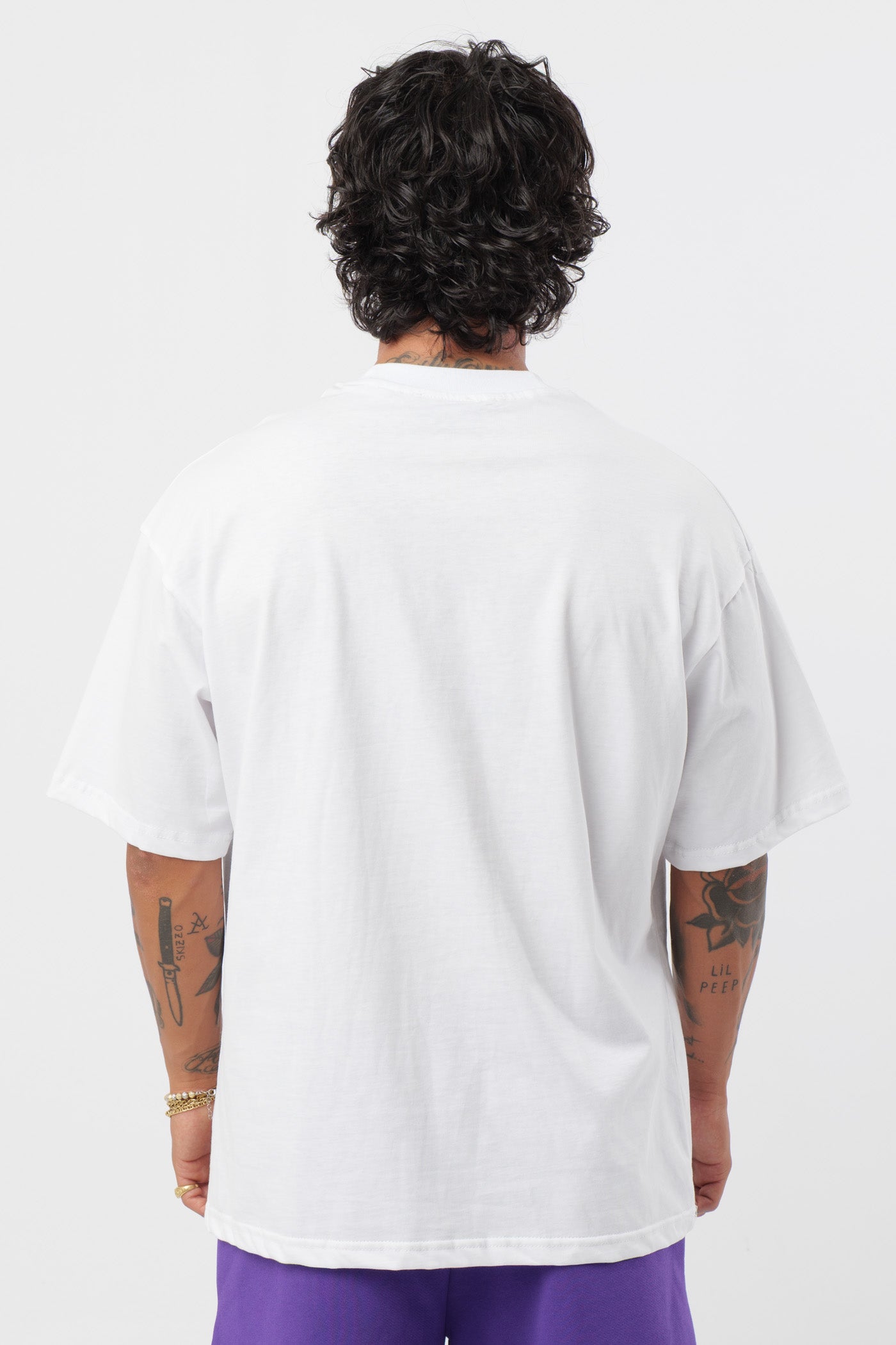 T-Shirt BabyViolet Bianco