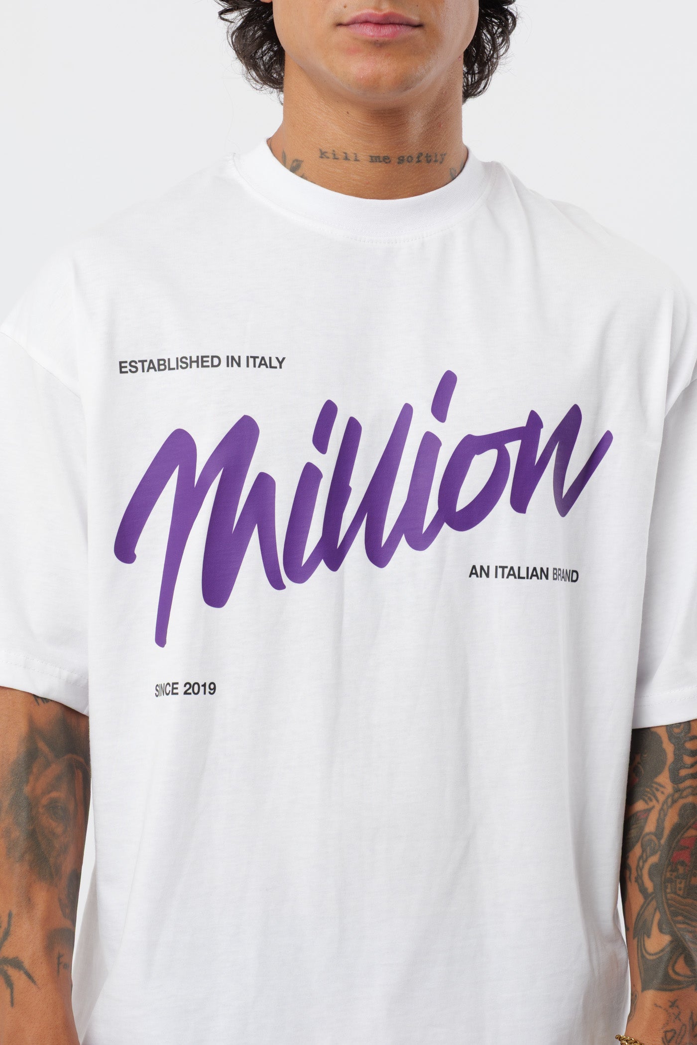 T-Shirt BabyViolet Bianco