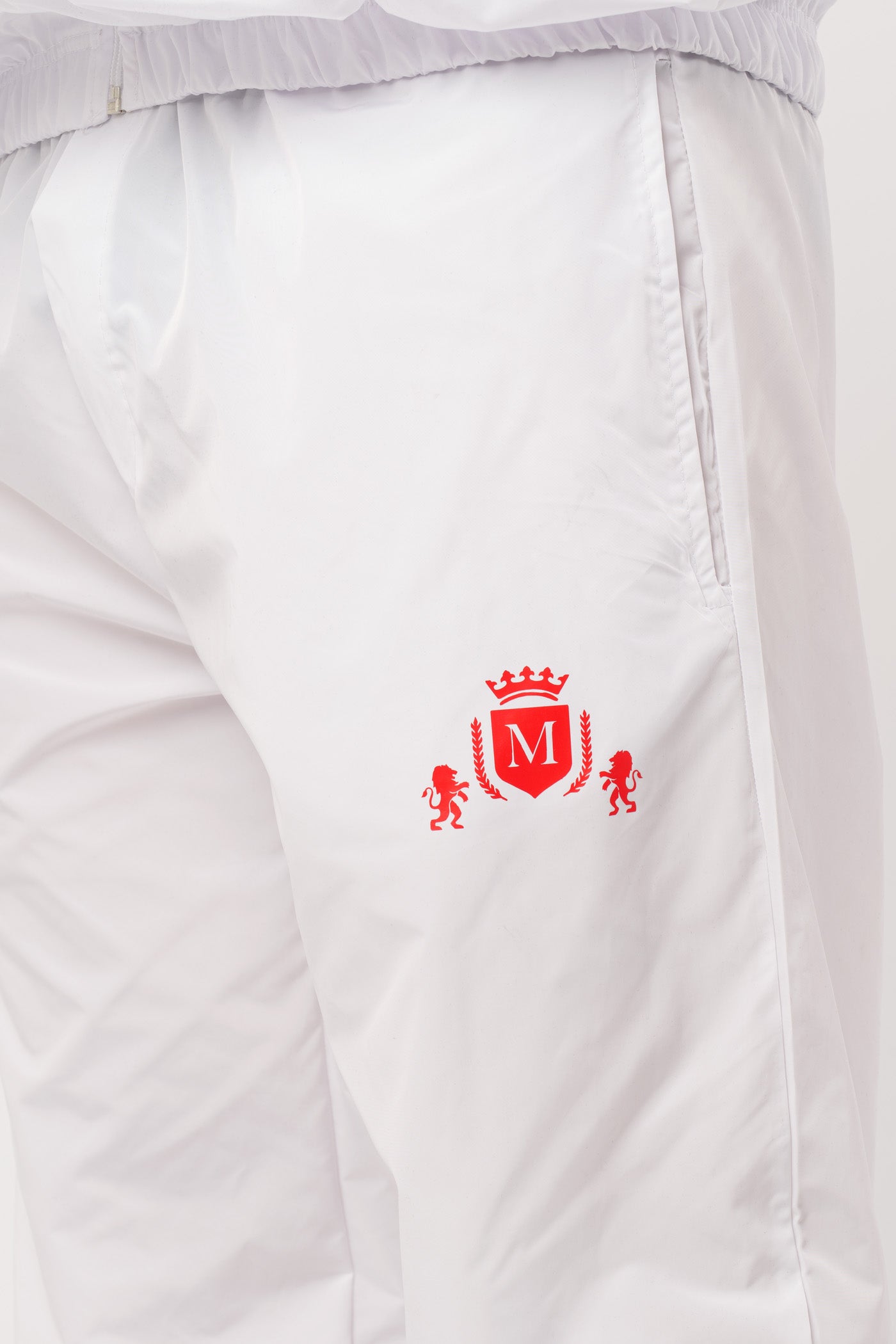 Ensemble Tech Blanc Logo Rouge