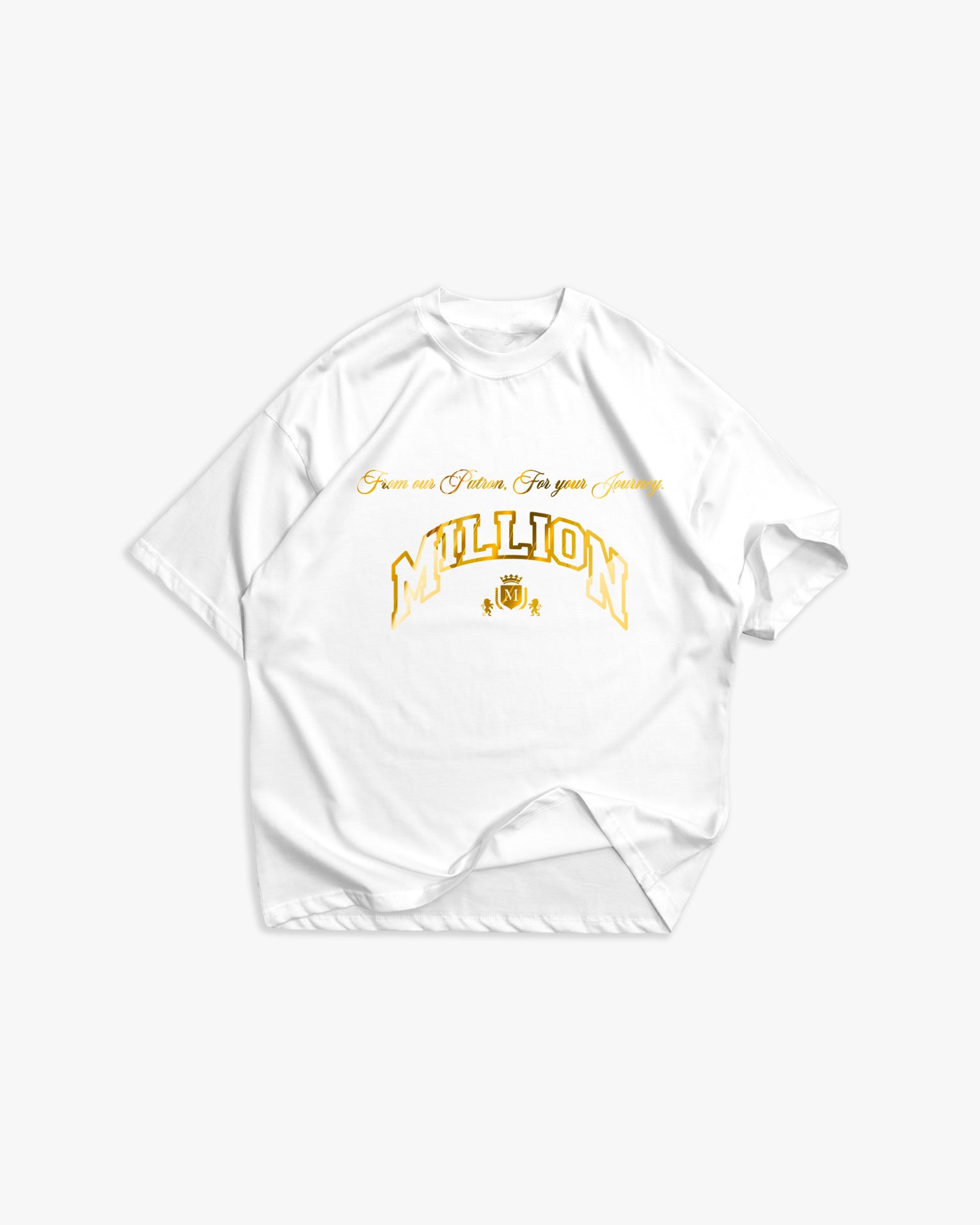 T-Shirt Bianca Gold Patron