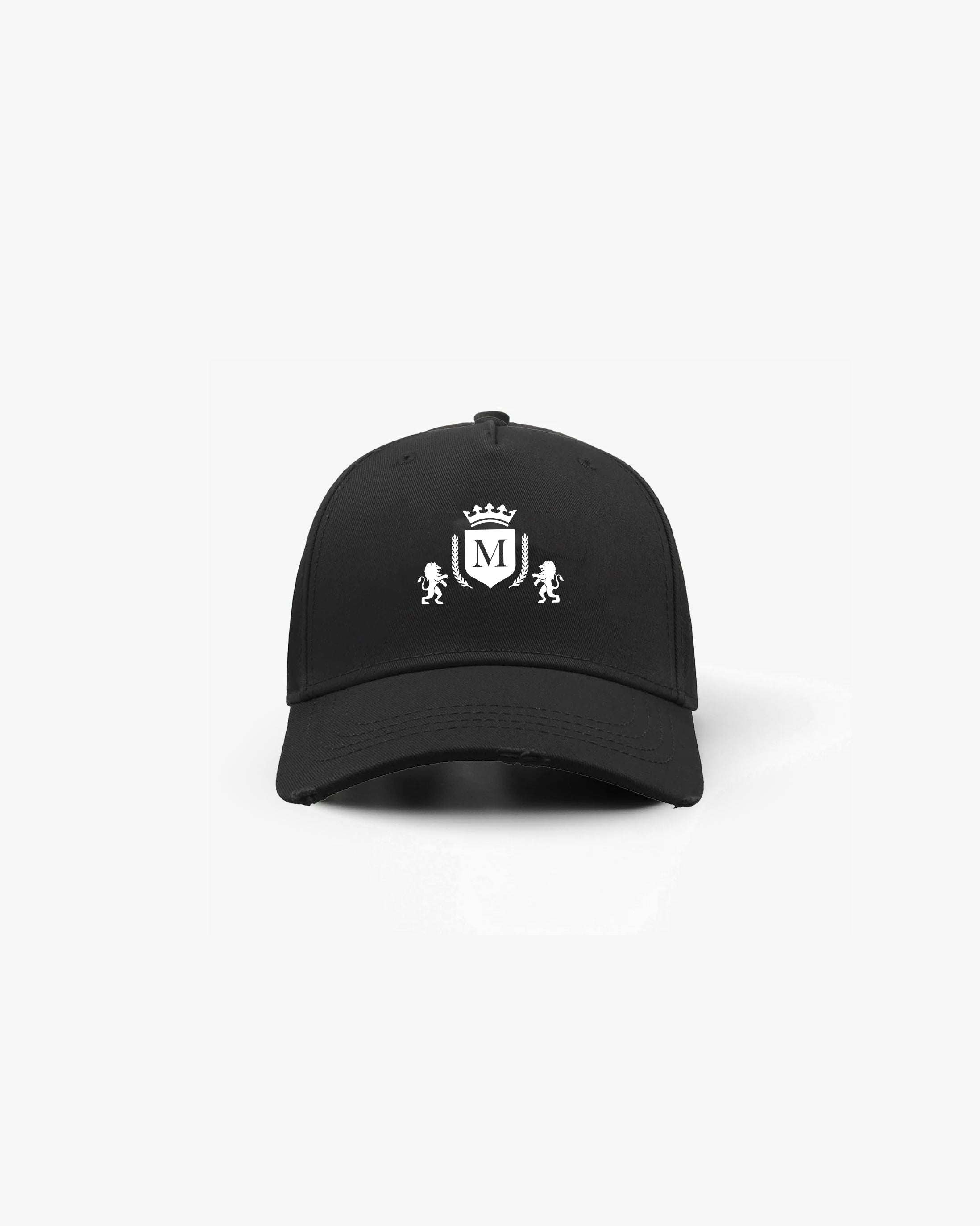 Cappello Nero con Logo Bianco