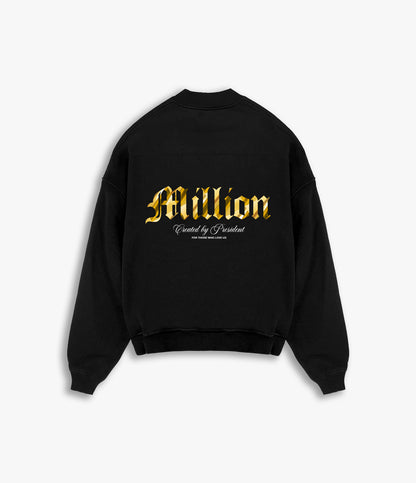 Crewneck Gold President Noir