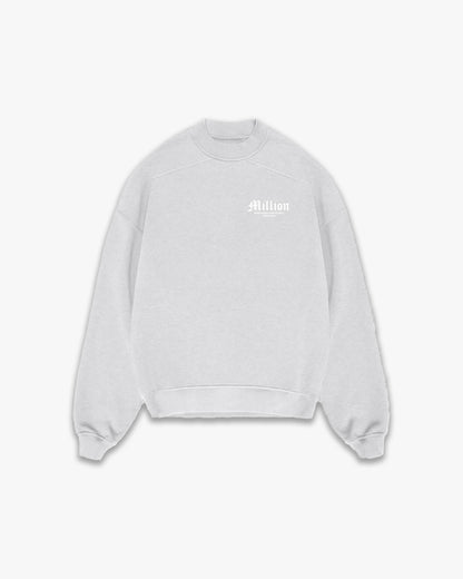 Crewneck White Iconic Grigia