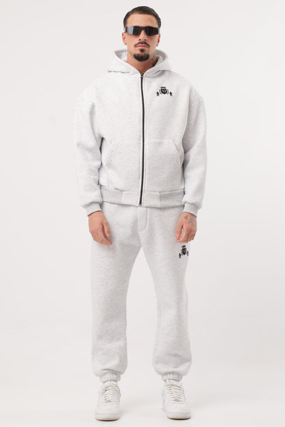 Ensemble Logo Zip Gris