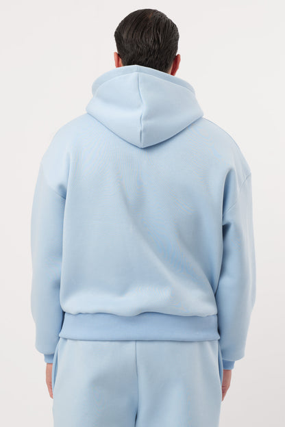 Ensemble Logo Zip Bleu