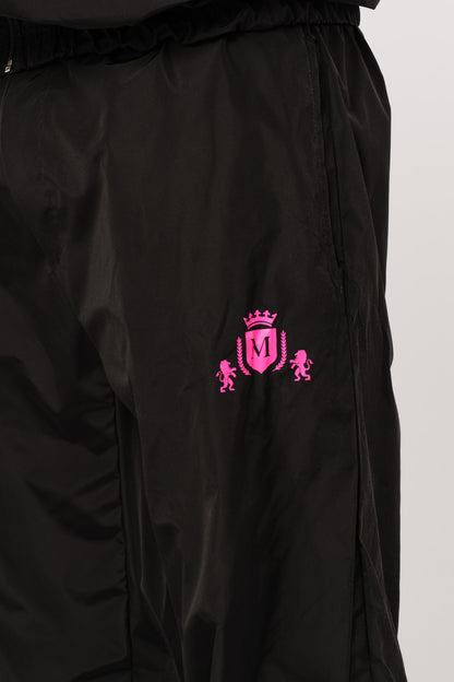 Ensemble Tech Noir Logo Fluo Rose