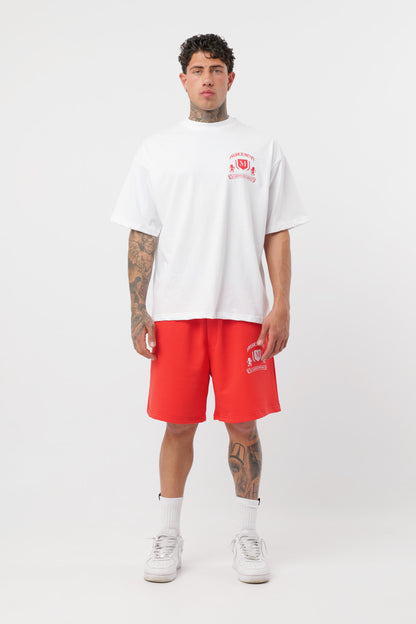 T-Shirt Monarch Bianca Red