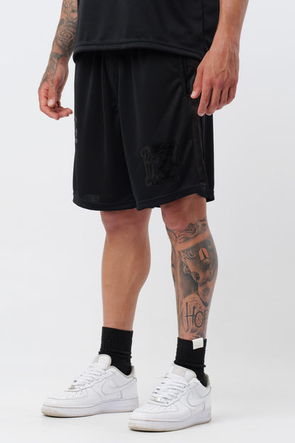 T-shirt Noir avec Logo Noir