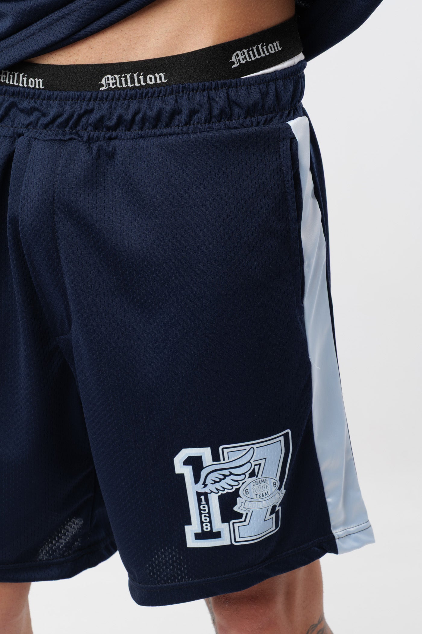 T-shirt Noir avec Logo Noir