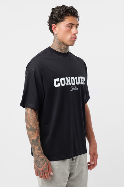 T-Shirt Conquer Nera