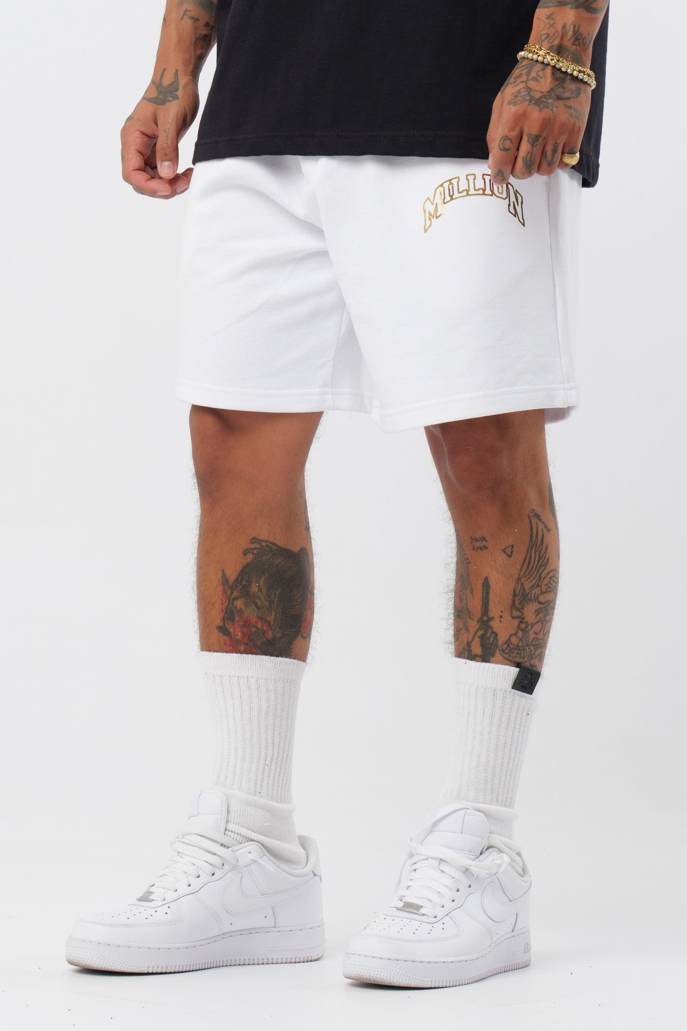 Short Gold Patron blanc