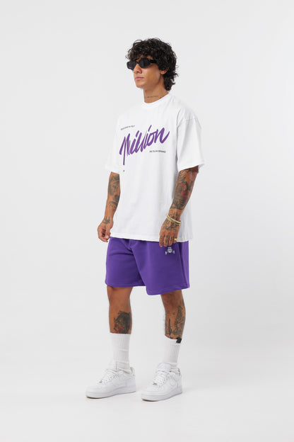 T-Shirt BabyViolet Bianco
