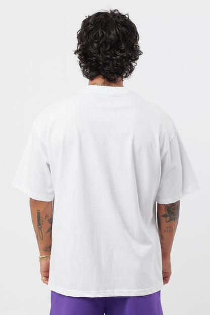 T-Shirt BabyViolet Bianco