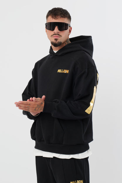 Hoodie Gold Lonely Schwarz