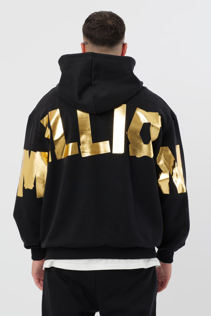 Hoodie Gold Lonely Schwarz