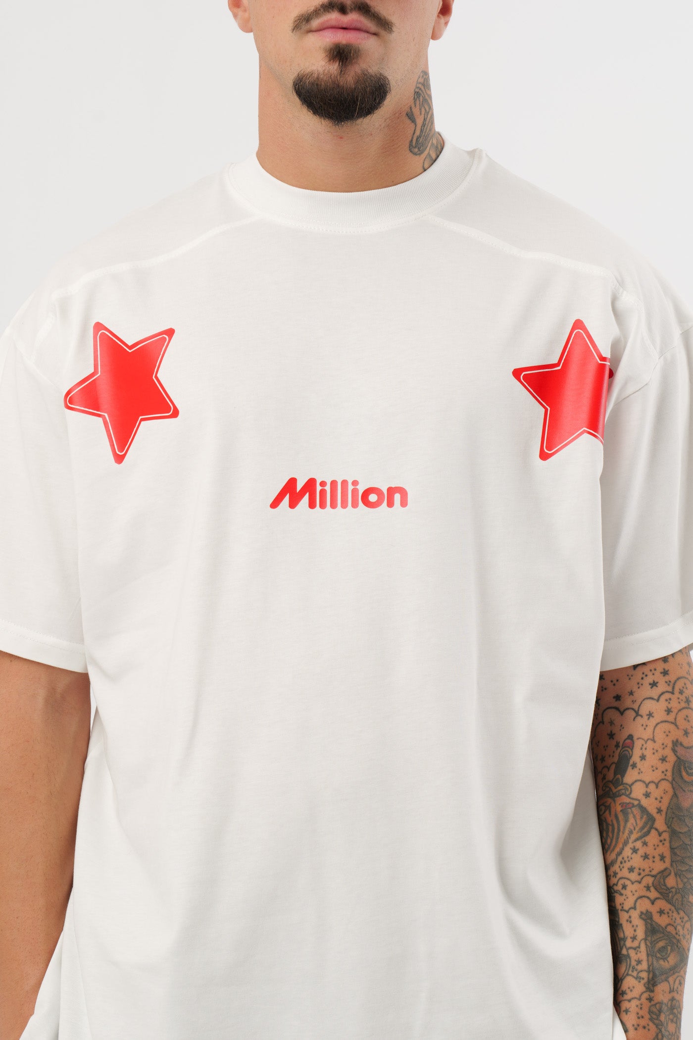 T-Shirt Red Star Bianca