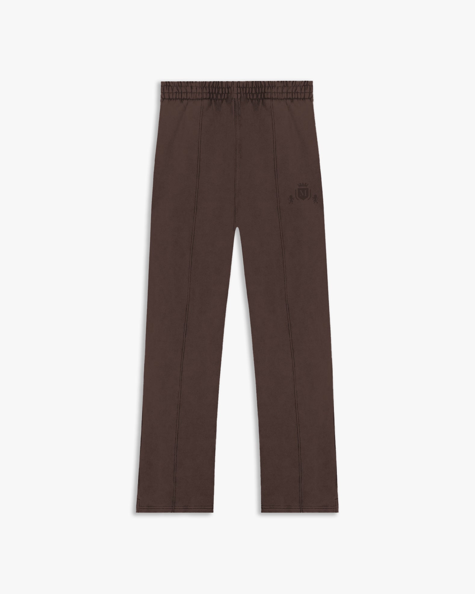 Pantalon Fendu Total Marron