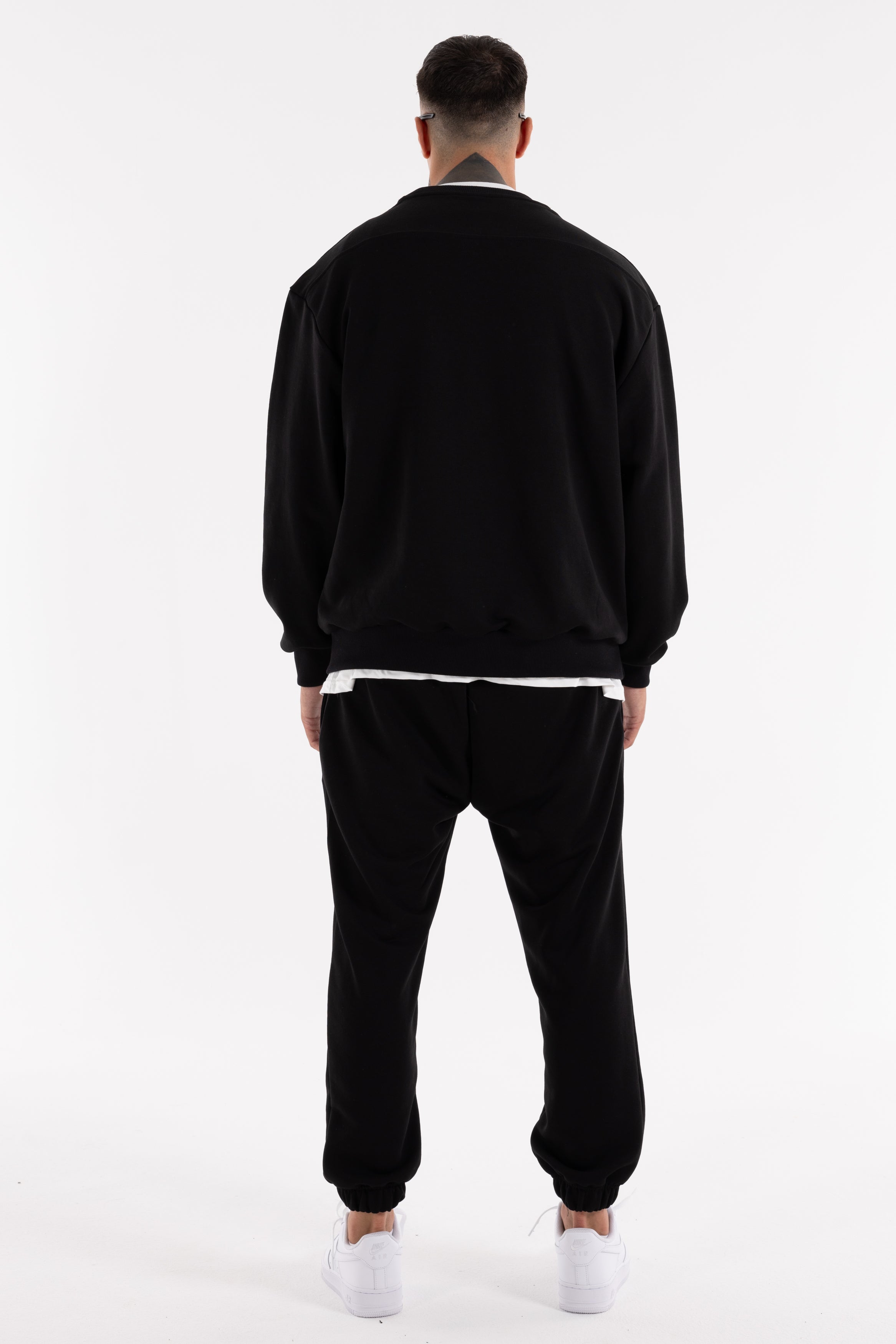 Crewneck Gold Cortar Noir