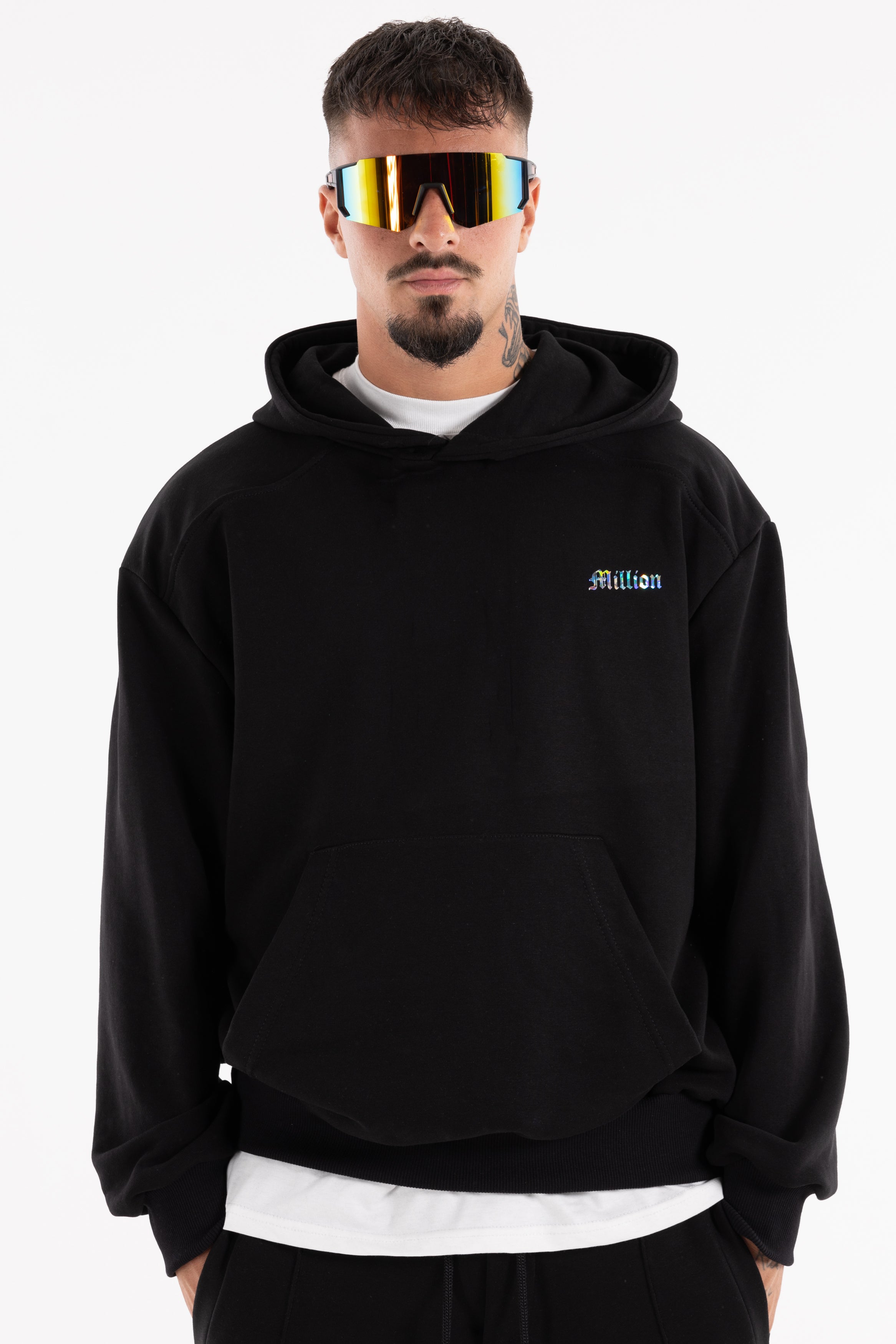 Hoodie Crystal President Noir