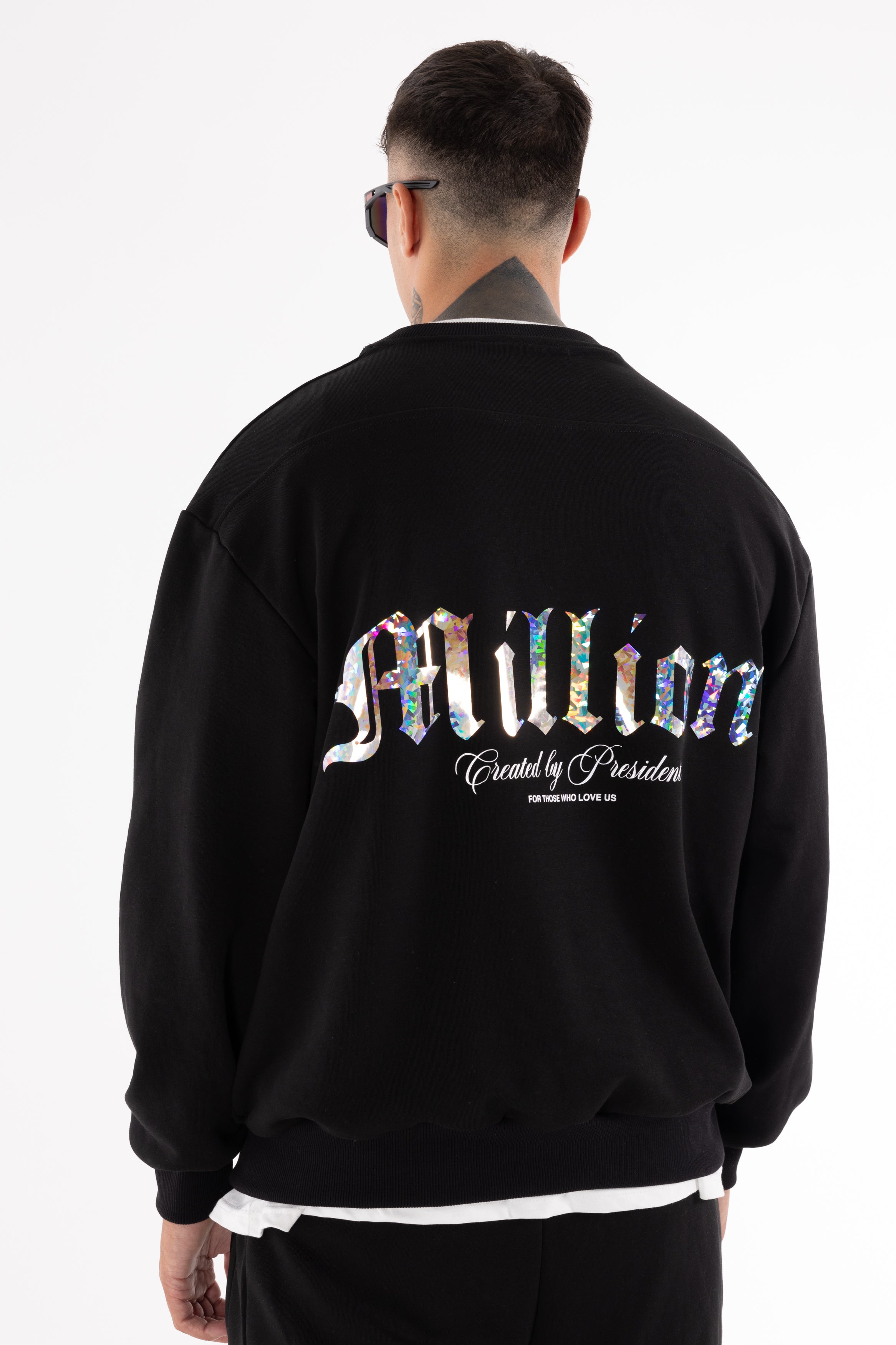 Crewneck Crystal President Noir