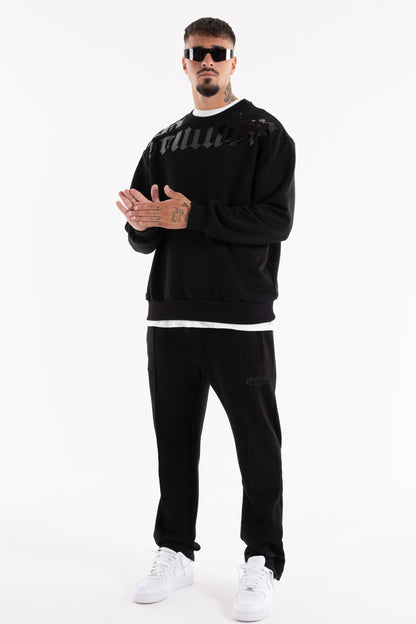 Crewneck Black Cortar Noir