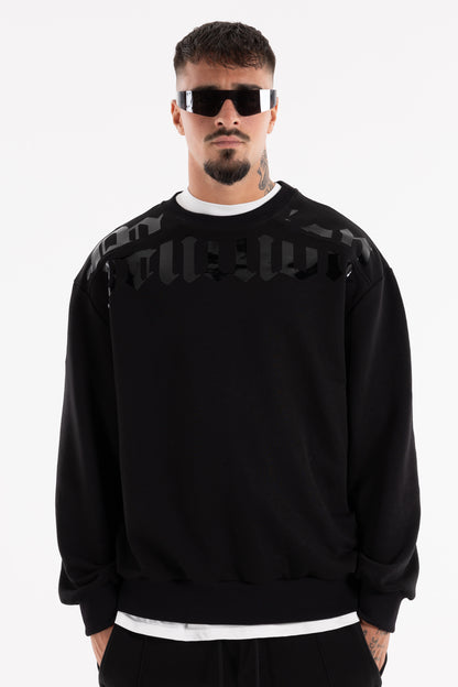 Crewneck Black Cortar Noir