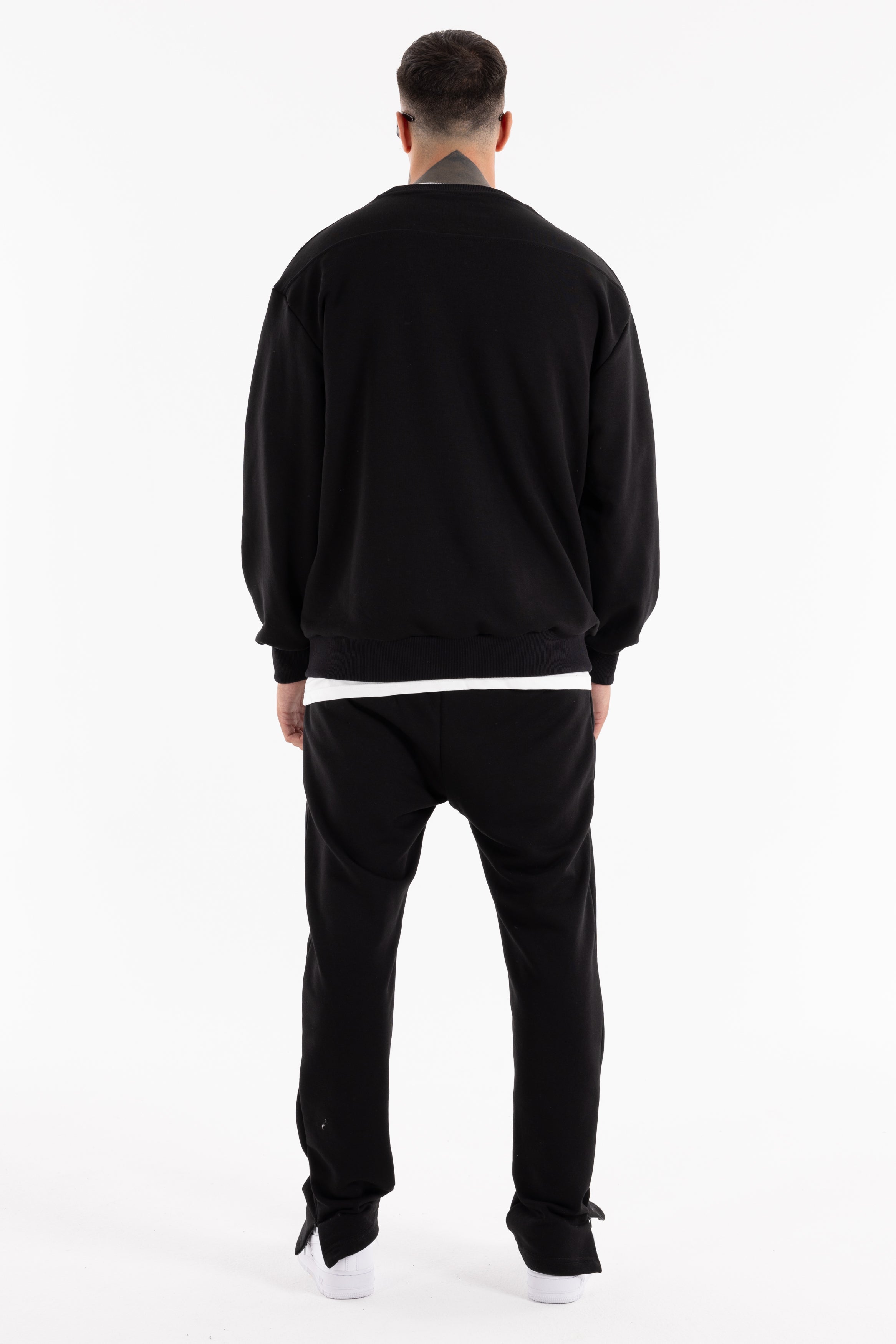 Crewneck Blanc Cortar Noir