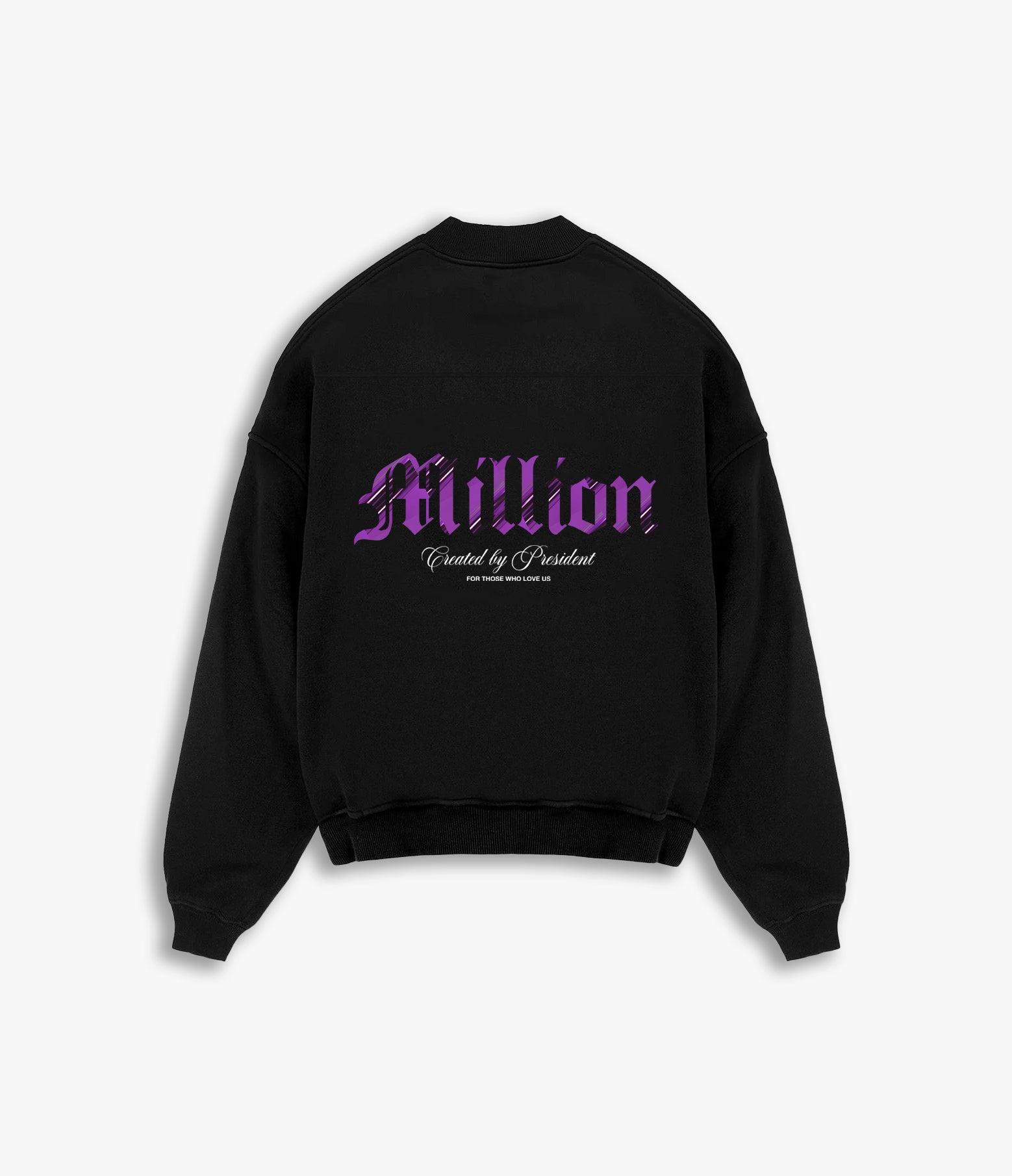 Crewneck Violet President Noir