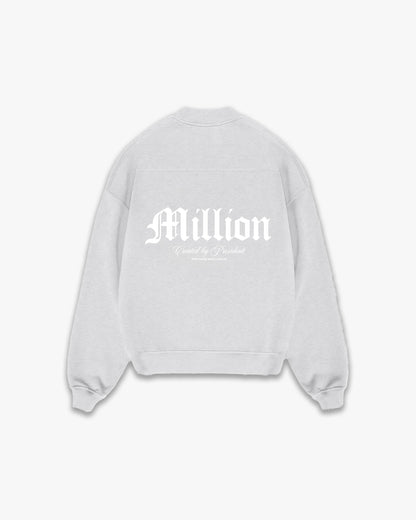 Crewneck White President Grigia