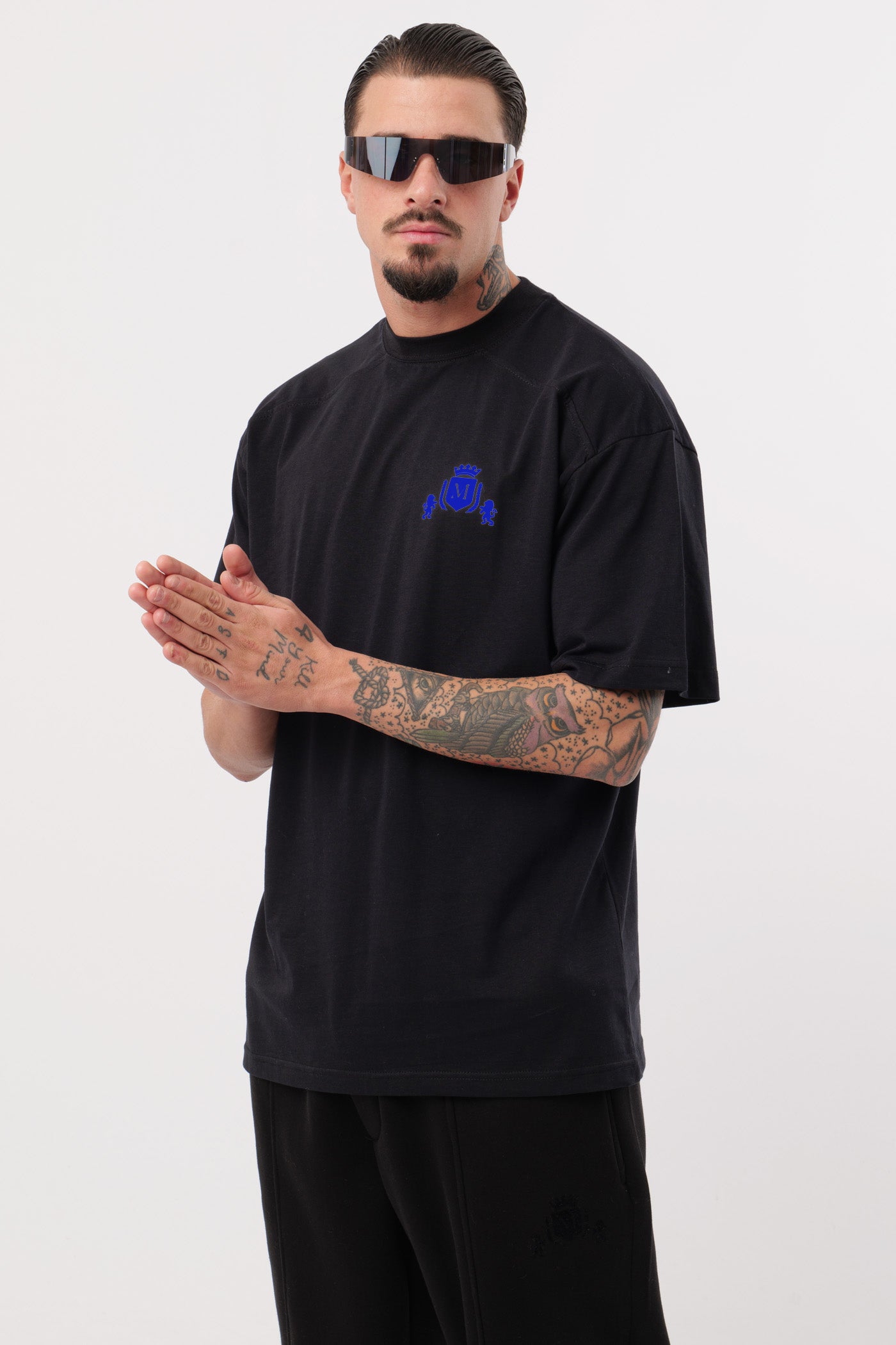 T-shirt Logo Noir Royal