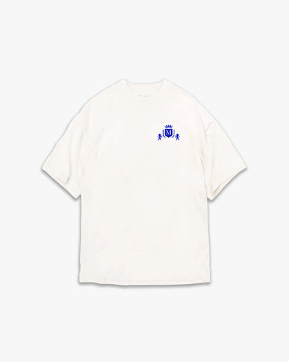 T-Shirt Logo Blanc Royal