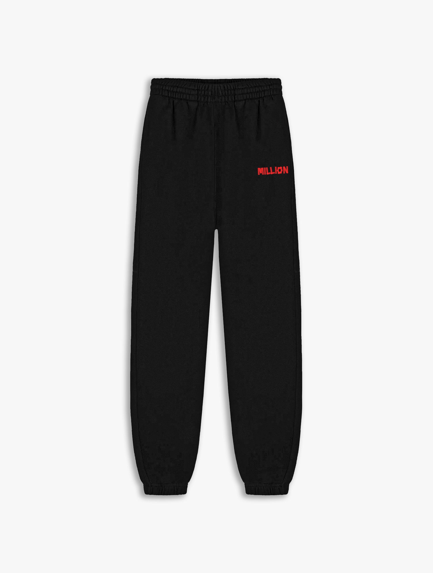 Pants con Elastico Rosso Lonely Nero