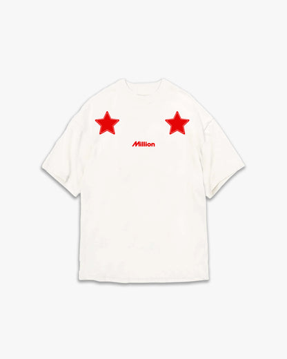 T-Shirt Red Star Bianca