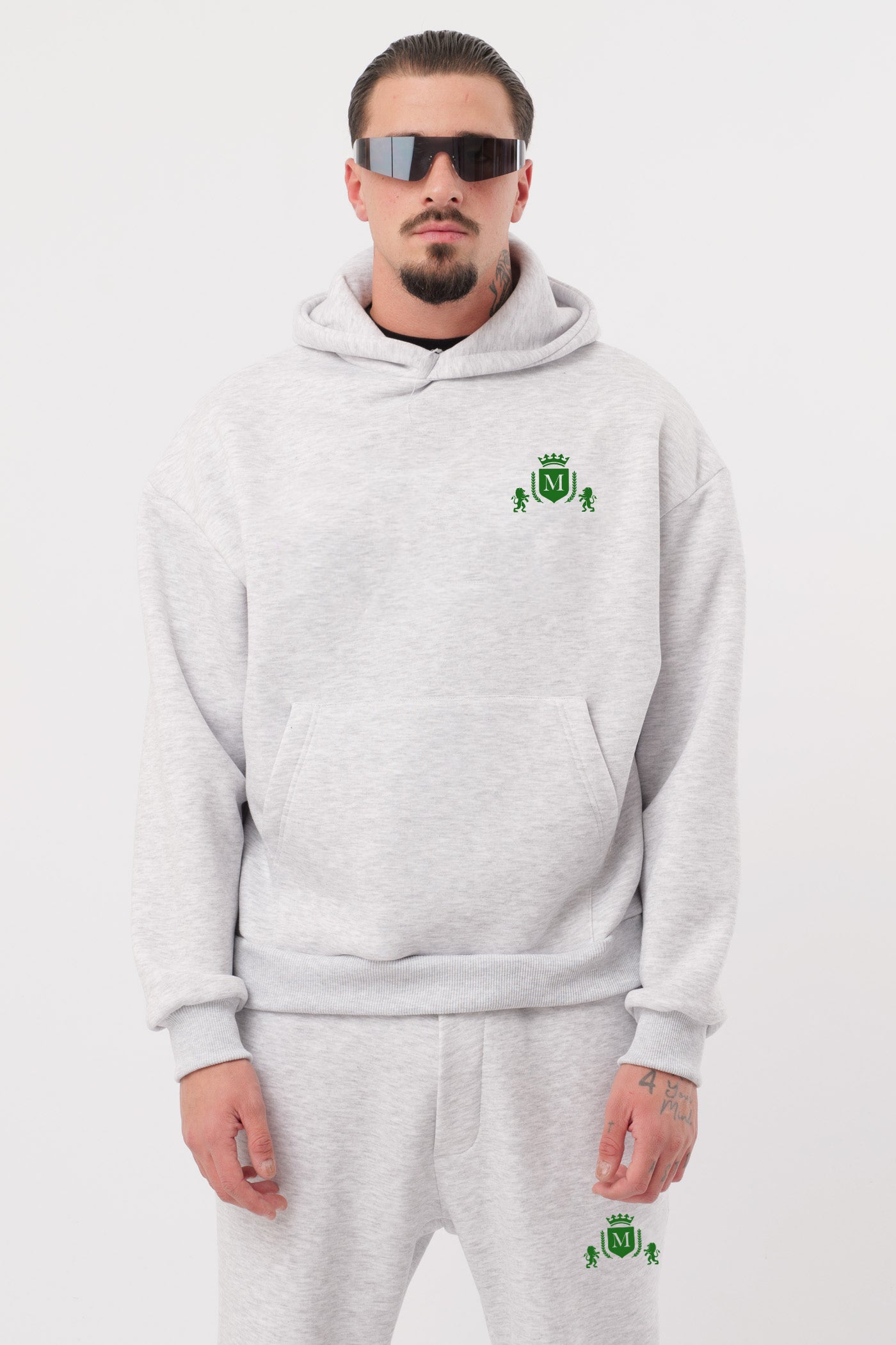 Ensemble "Logo" Gris Vert