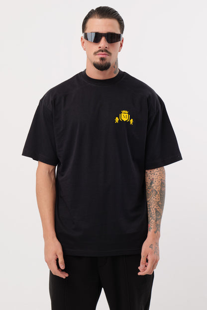 T-shirt Logo Noir Jaune