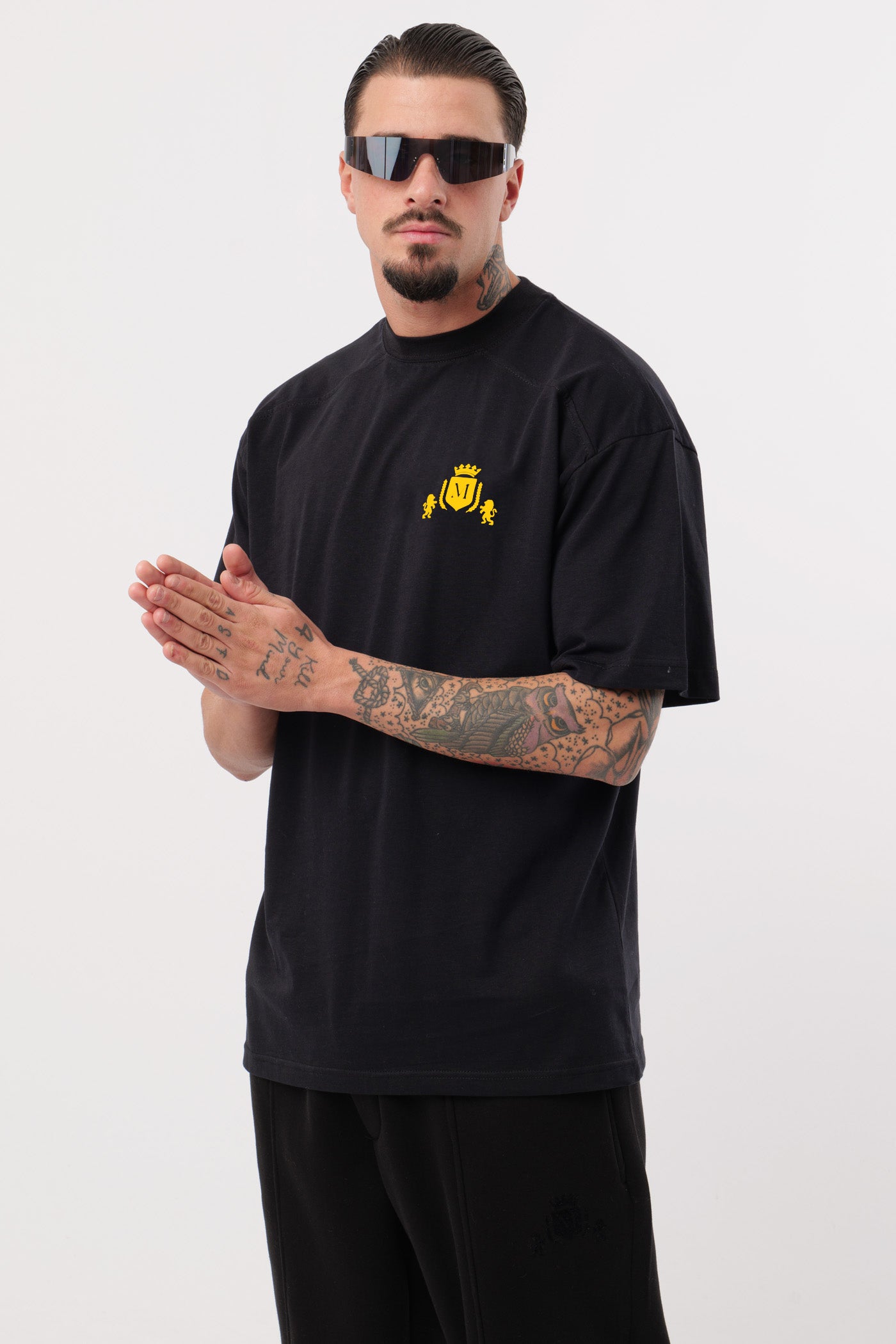 T-shirt Logo Noir Jaune